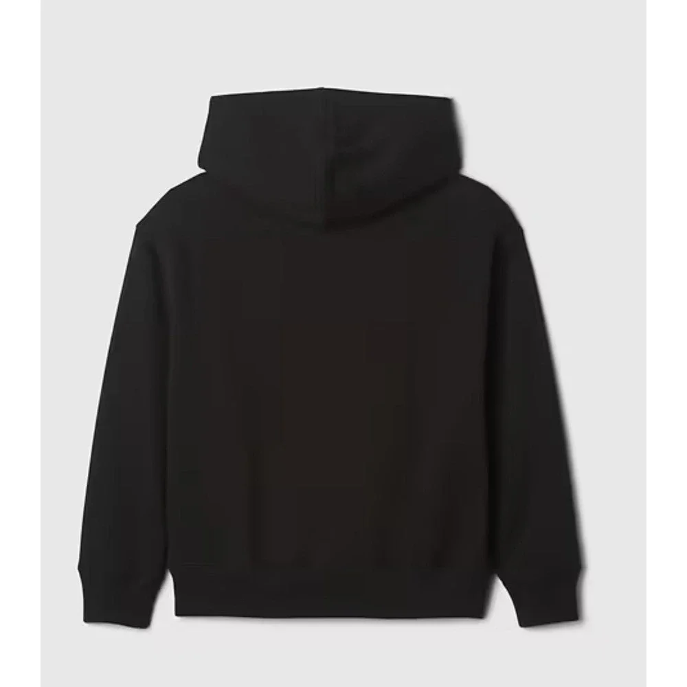 GAP Children Logo Hoodie Pullover Sweatshirt, True‎ Black, Medium